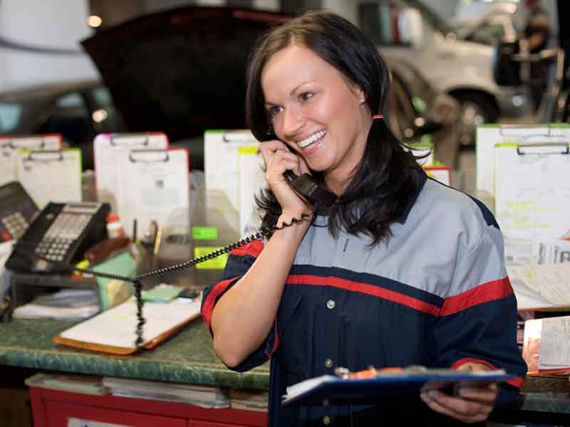 professional talking on phone 